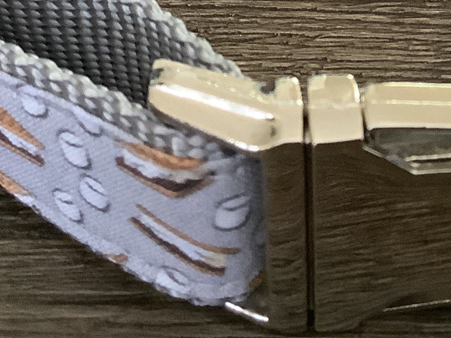 Adjustable Dog Collar with S'mores