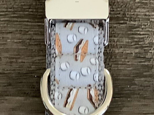 Adjustable Dog Collar with S'mores