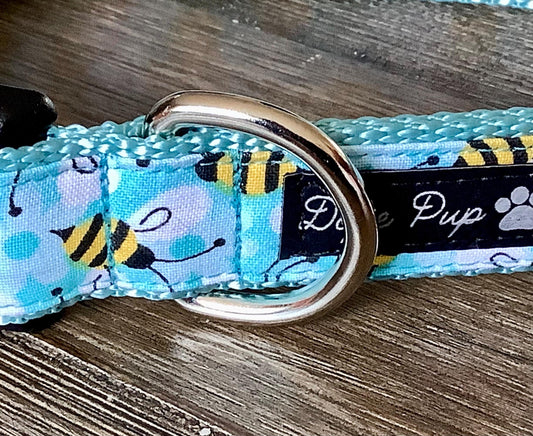 Dog Collar with Bumble Bee