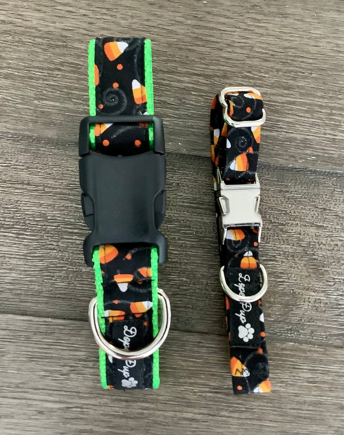 Fall Dog Collar with Candy Corn