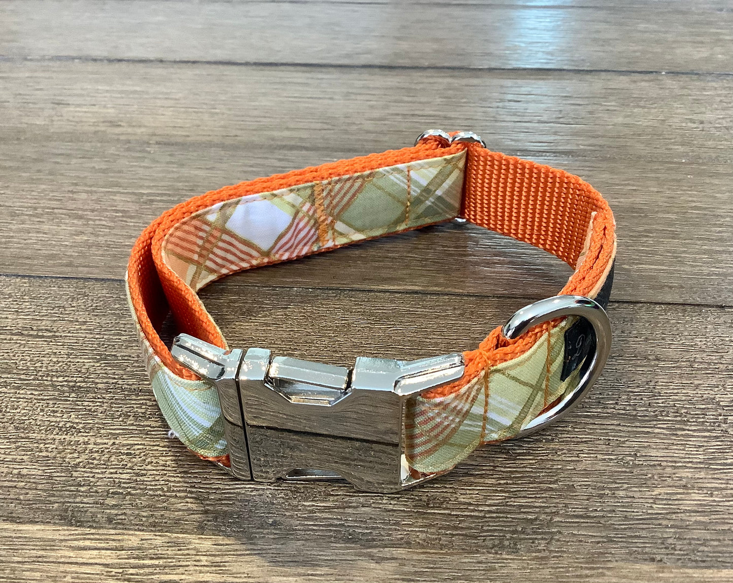 Fall Plaid Adjustable Pet Collar