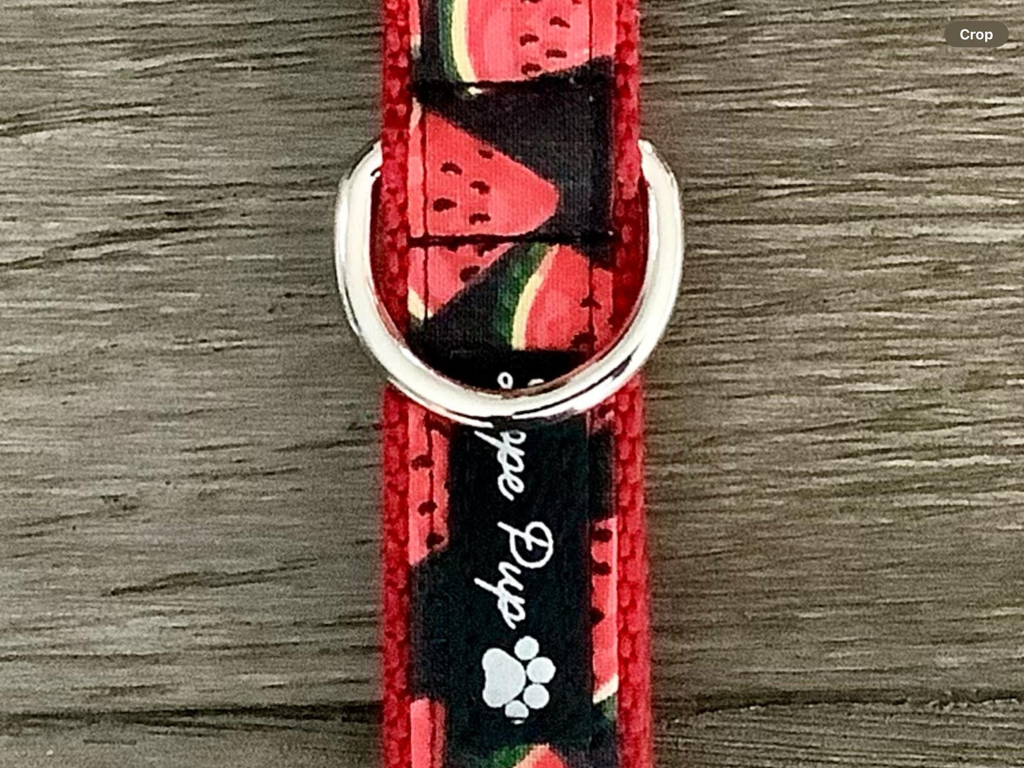 Adjustable Dog Collar with Watermelon print for Summer