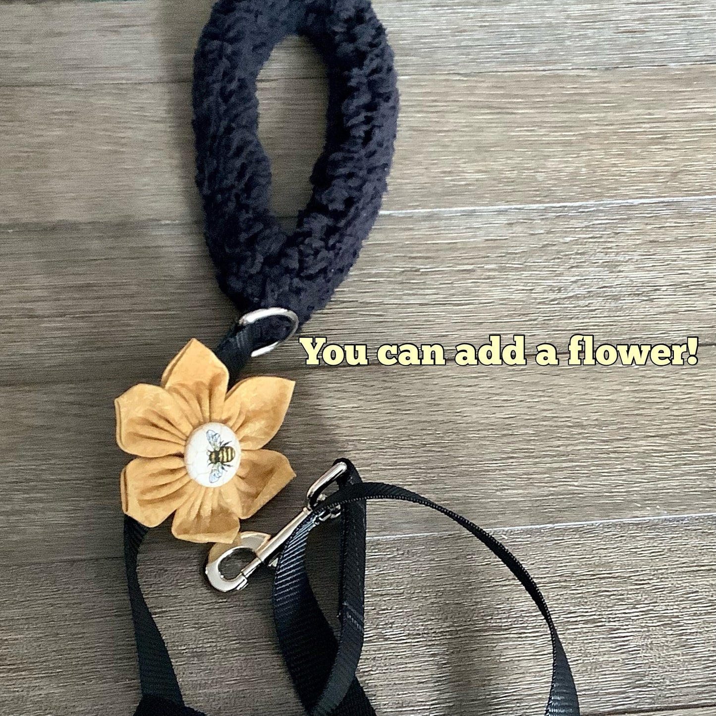 Trendy Dog  Leash with Padded Fur Handle