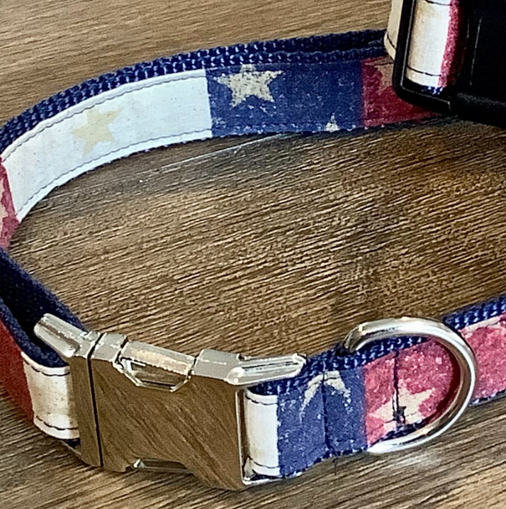 Patriotic Flag Dog Collar