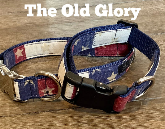 Patriotic Flag Dog Collar