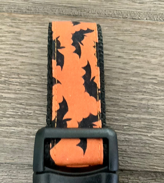 Halloween Dog Collar with Bats