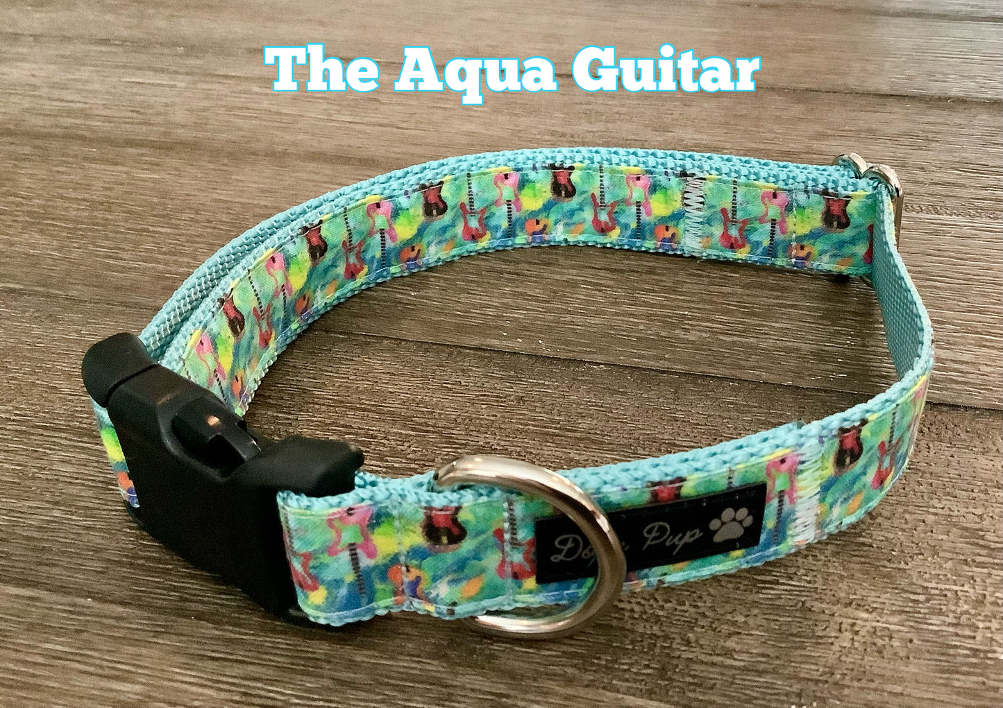Adjustable Aqua Dog with Guitar