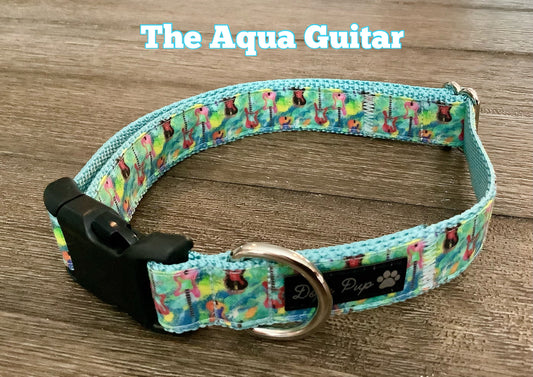 Adjustable Aqua Dog with Guitar