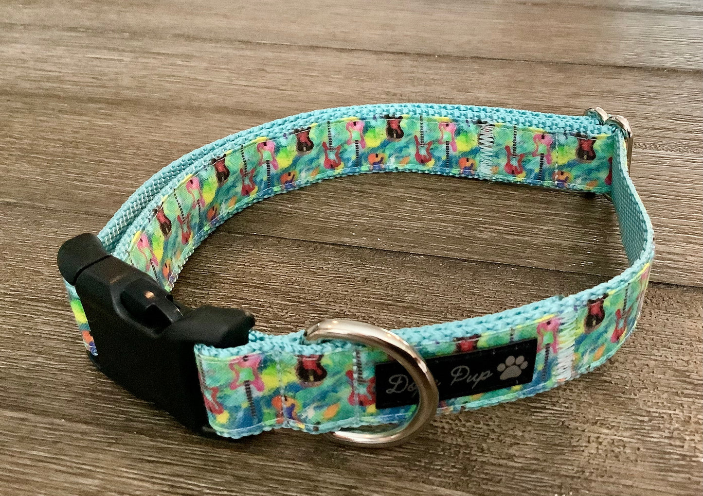 Adjustable Aqua Dog with Guitar