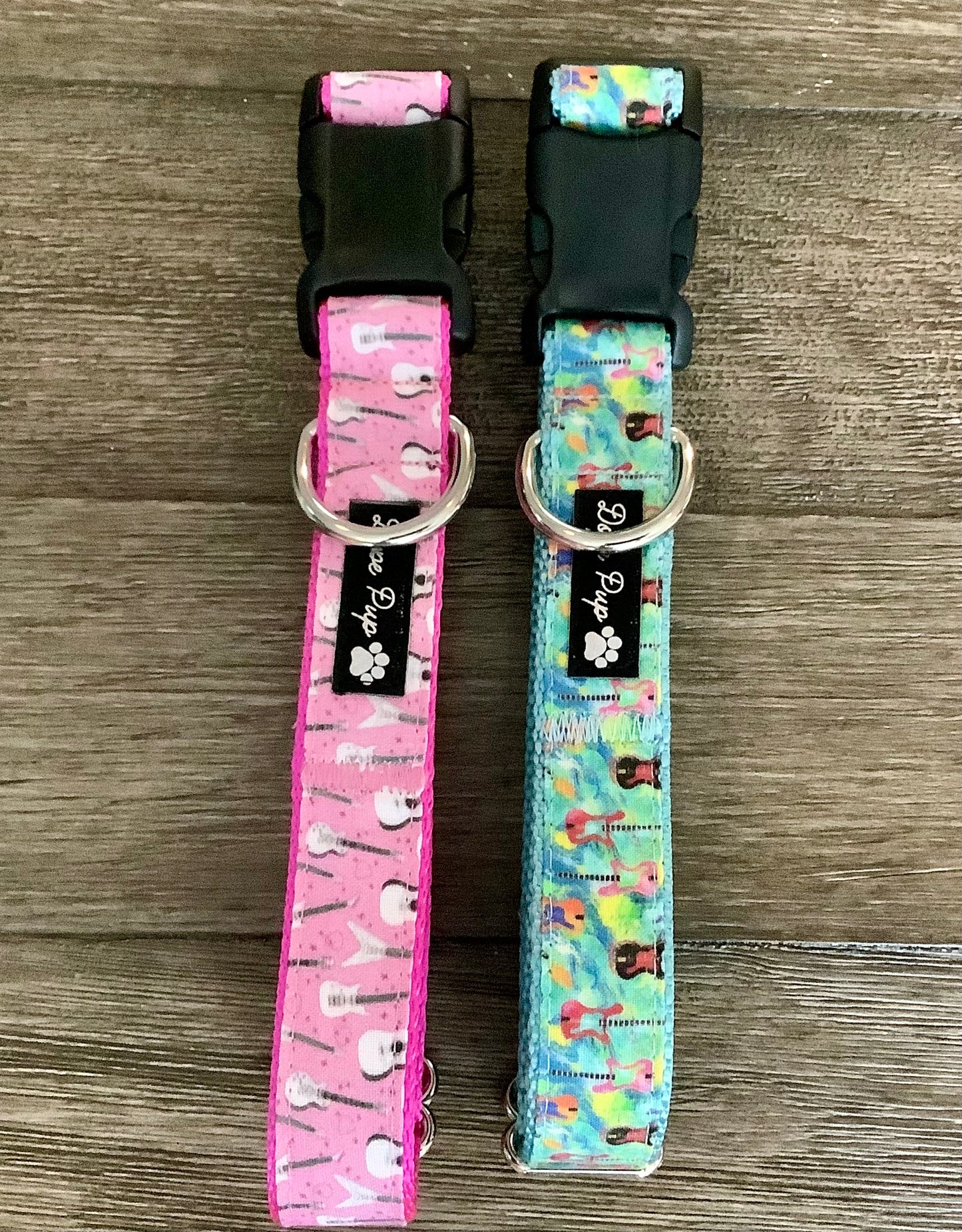 Adjustable Aqua Dog with Guitar