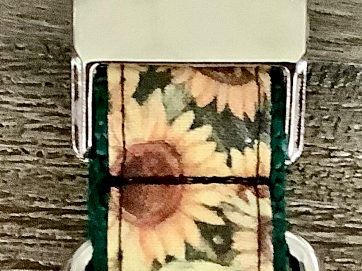 Adjustable Dog Collar with Sunflower for Fall