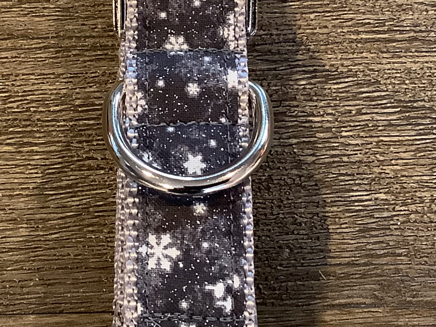 Adjustable Dog Collar with SnowFlakes for Christmas